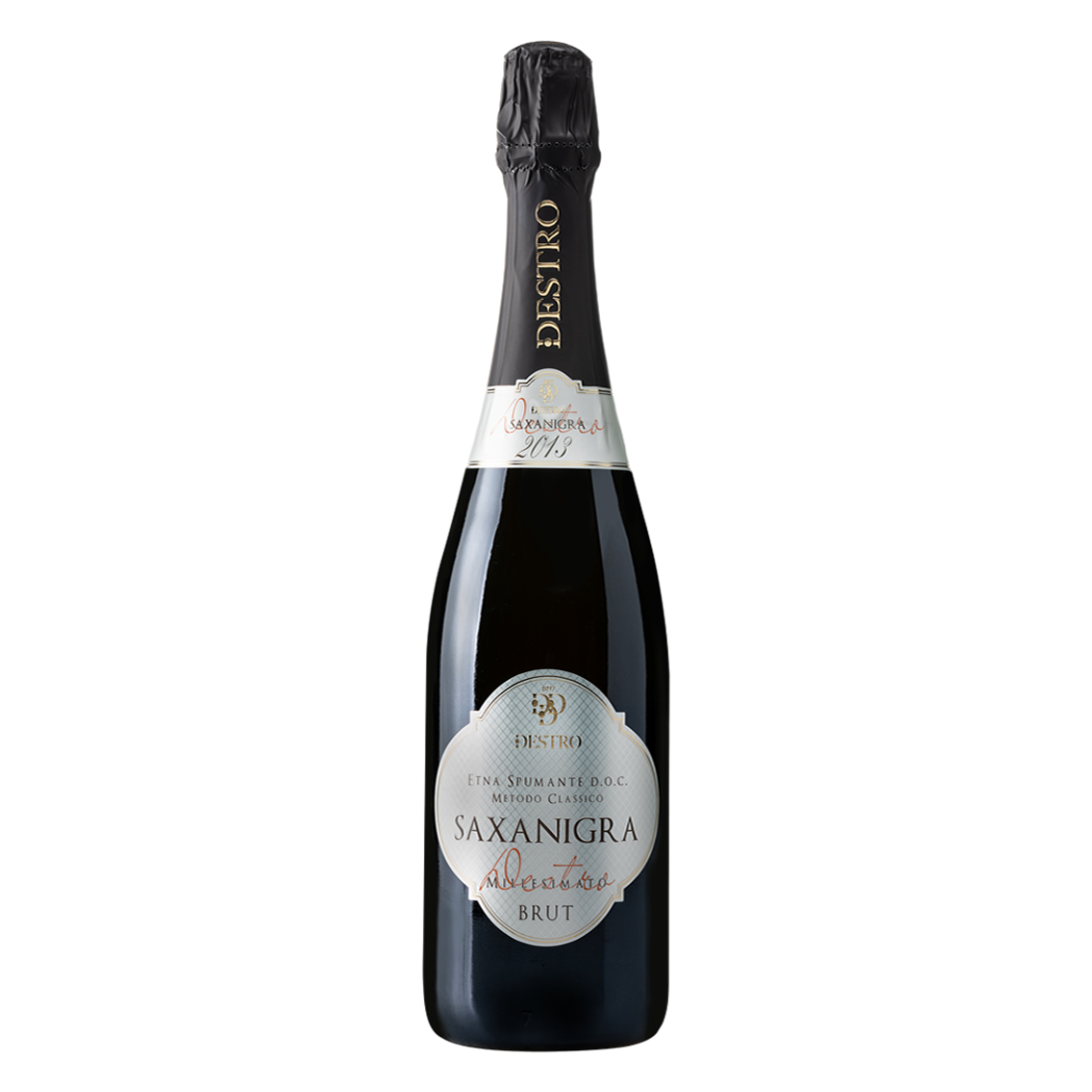 Destro Saxanigra Etna Spumante Metodo Classico Brut 2021