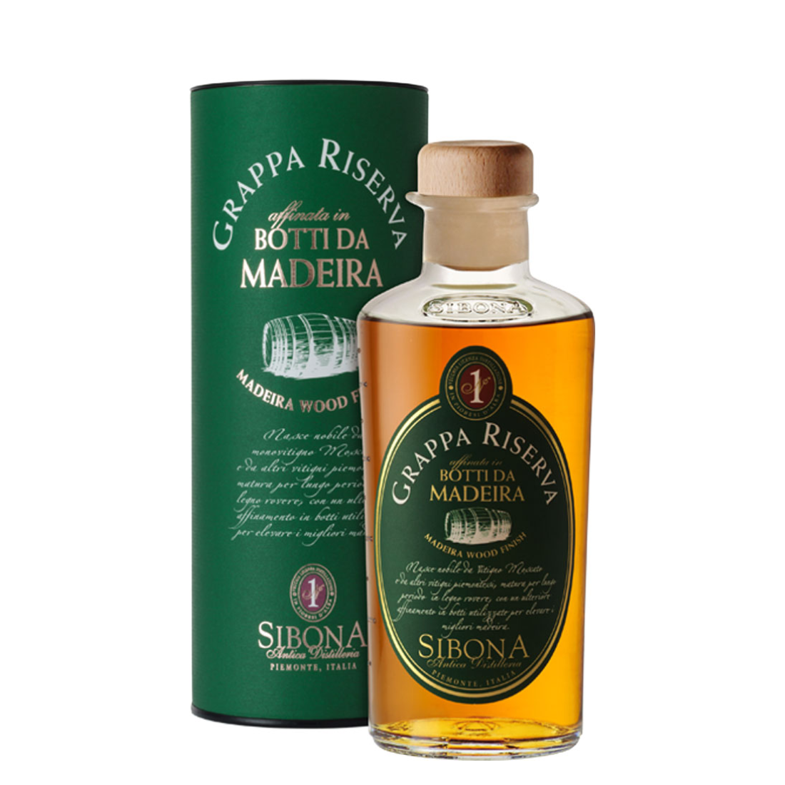 Sibona Grappa Riserva in Botti da Madeira 0,5 l