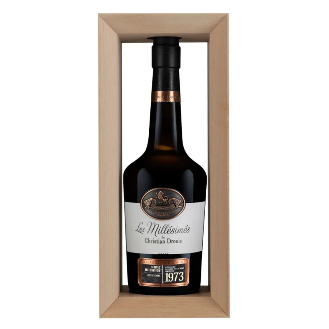 Christian Drouin Calvados Pays d'Auge Vintage 1973 0.7 l