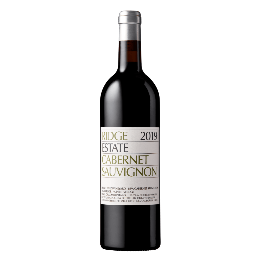 Ridge Santa Cruz Mountains Cabernet Sauvignon 2019 0,75 l