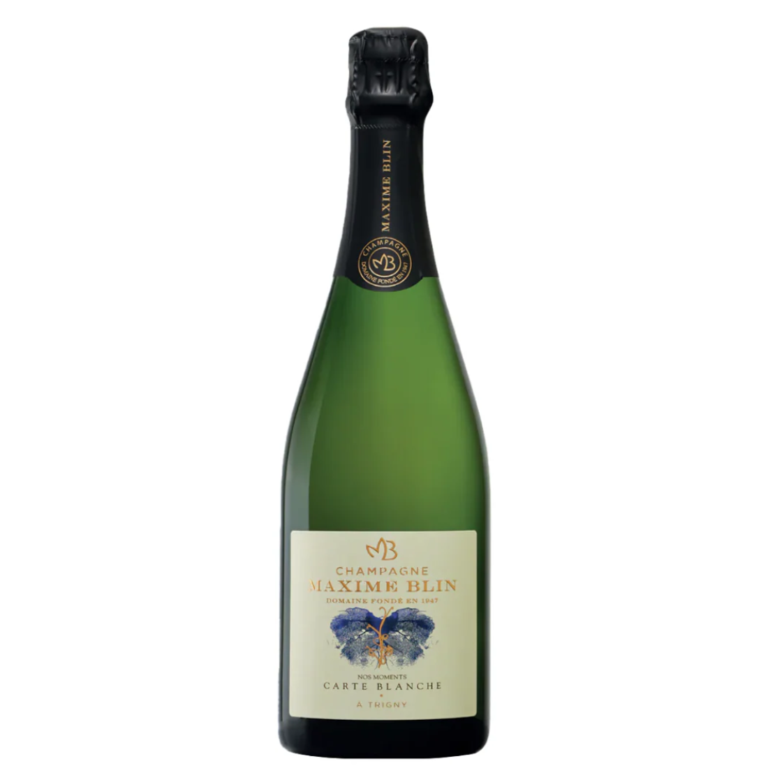 Champagne Maxime Blin Nos Moments Carte Blanche, Blanc de Noirs, Extra Brut MAGNUM 1,5 l
