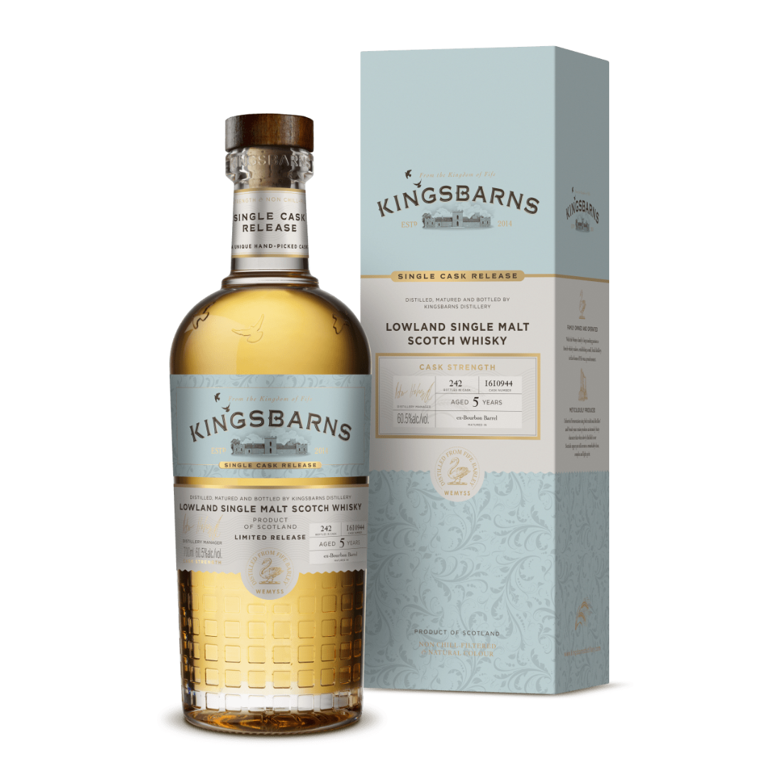 Kingsbarns Distillery Lowland Single Malt Single Cask 6 Years 0.7 l