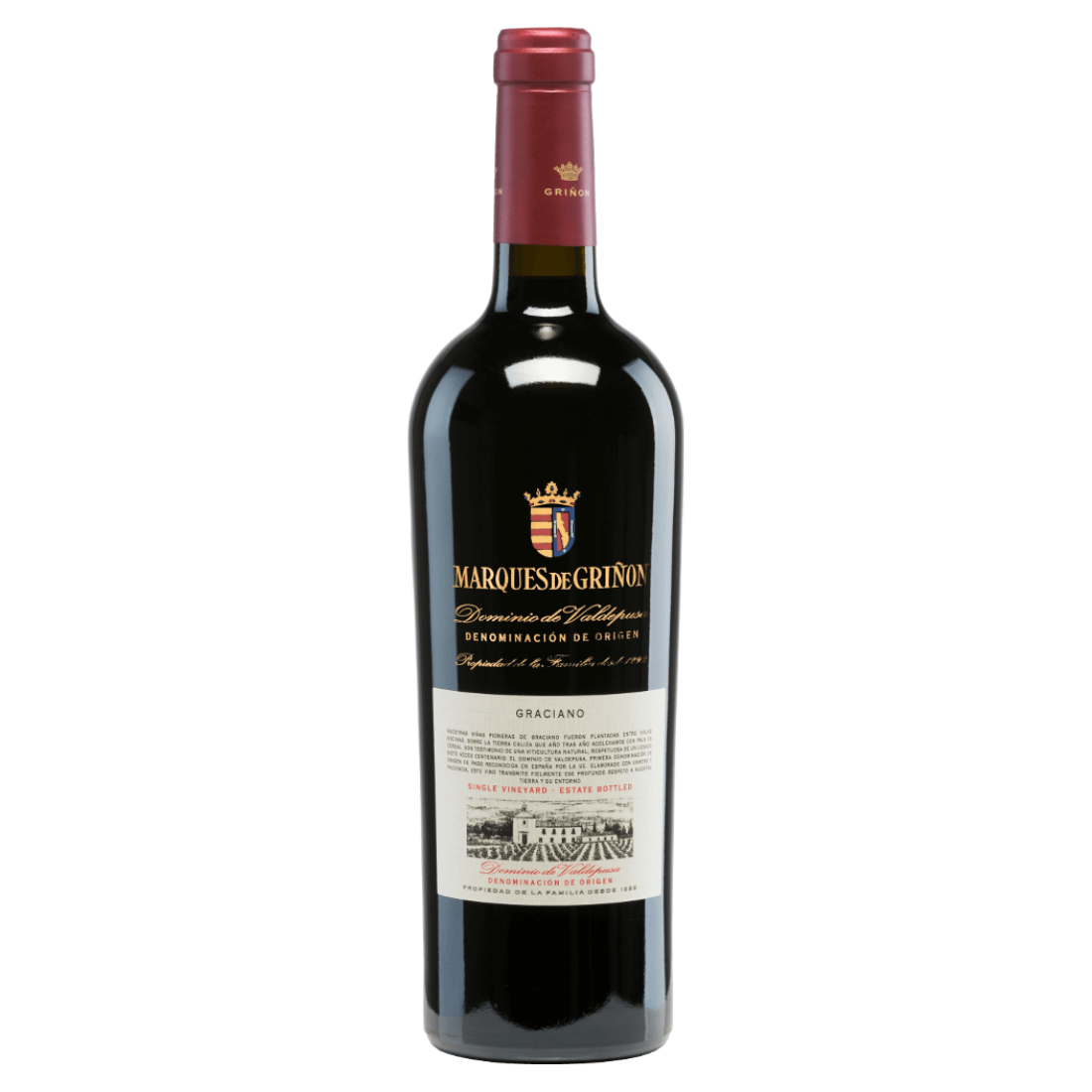 Marqués de Griñón Graciano Dominio de Valdepusa Vino de Pago 2019 0,75 l