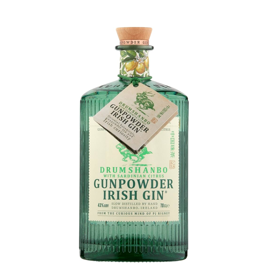The Shed Distillery Drumshanbo Gunpowder Irish Gin with Sardinian Citrus 0.7 l