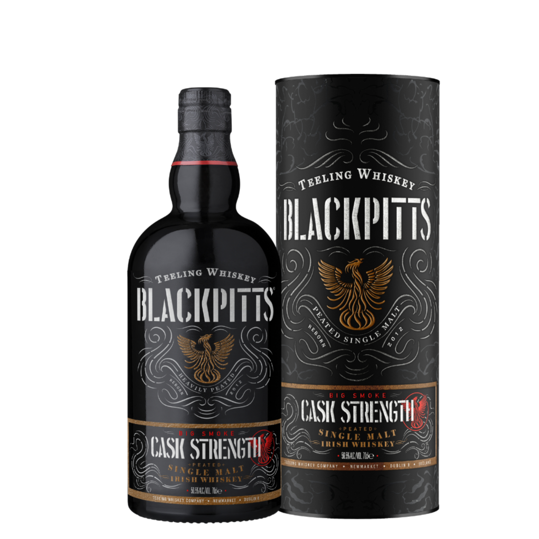 Teeling Blackpitts Cask Strength Peated Single Malt Irish Whiskey 0,7 l