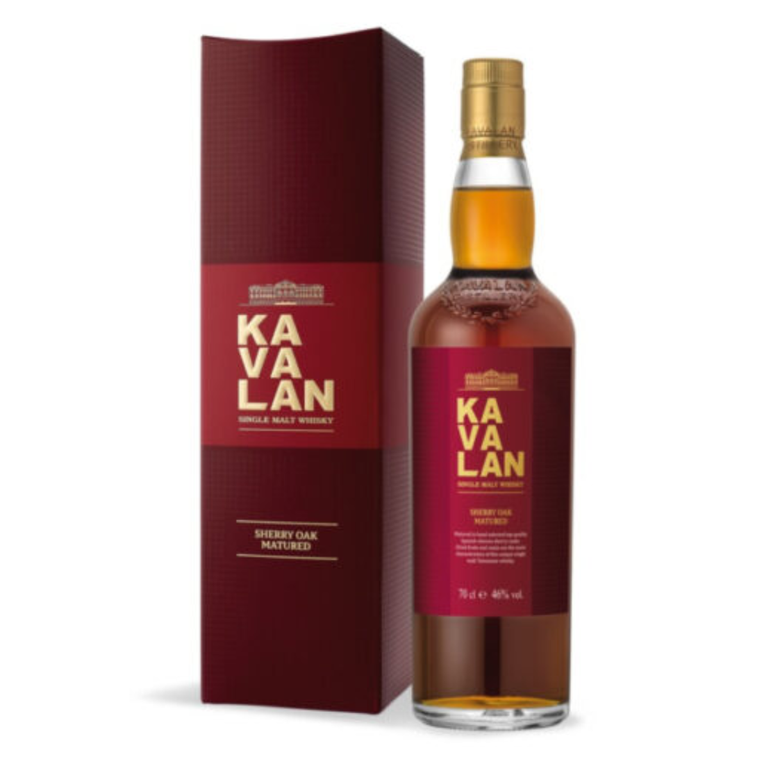 Kavalan Solist Sherry Single Malt Whisky Oloroso Sherry Oak 0,7 l
