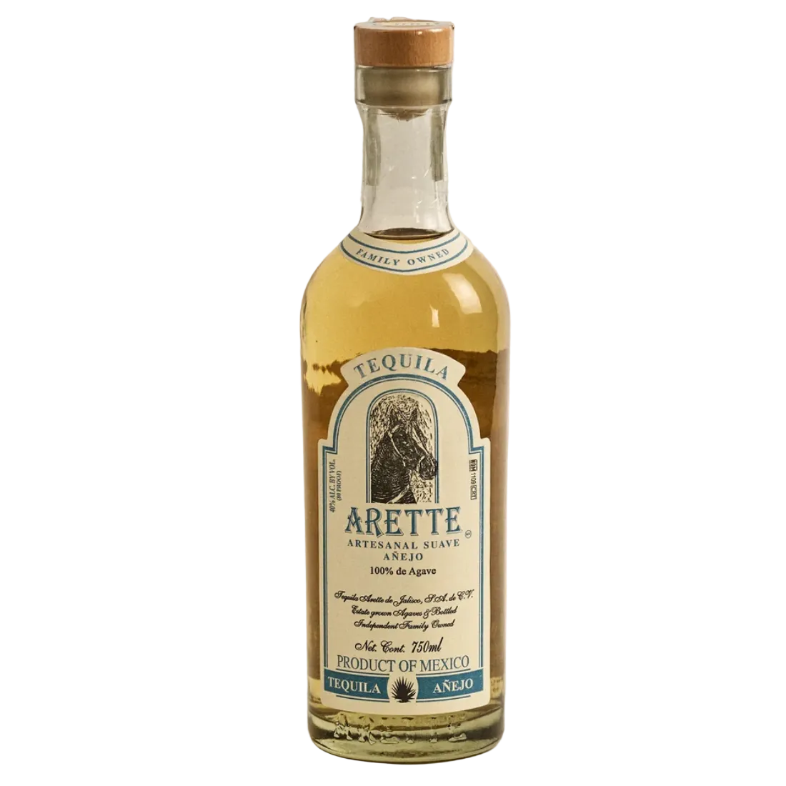 Tequila Arette Artesanal Suave Añejo 0,7 l
