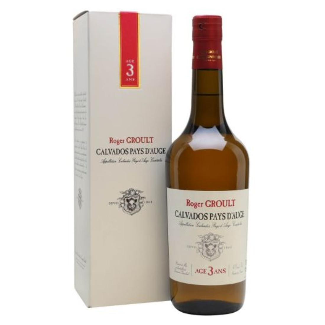 Roger Groult Calvados Pays d’Auge 3 Ans d’Âge 0,7 l