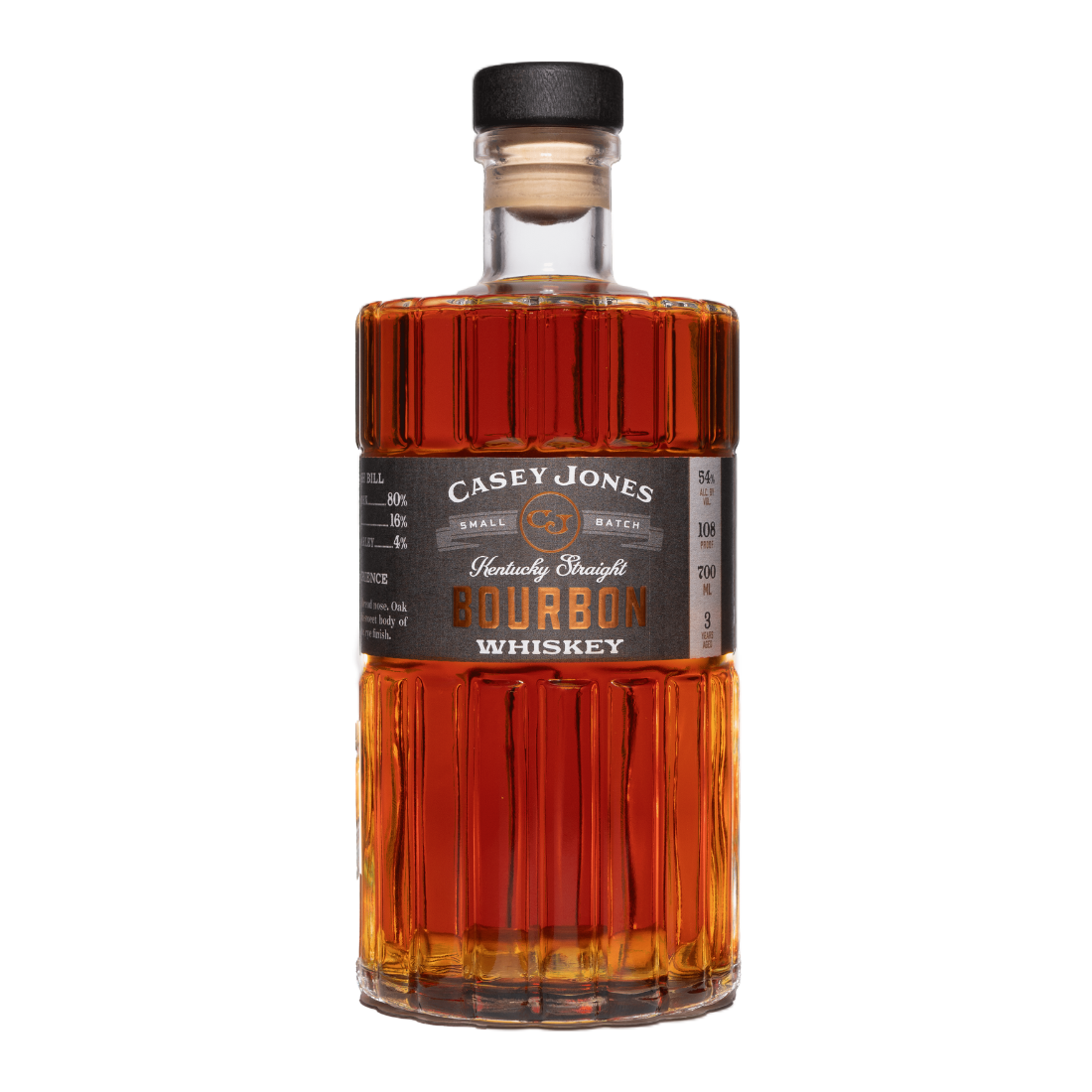 Casey Jones Straight Kentucky Whiskey Black Label Mash Bill #2