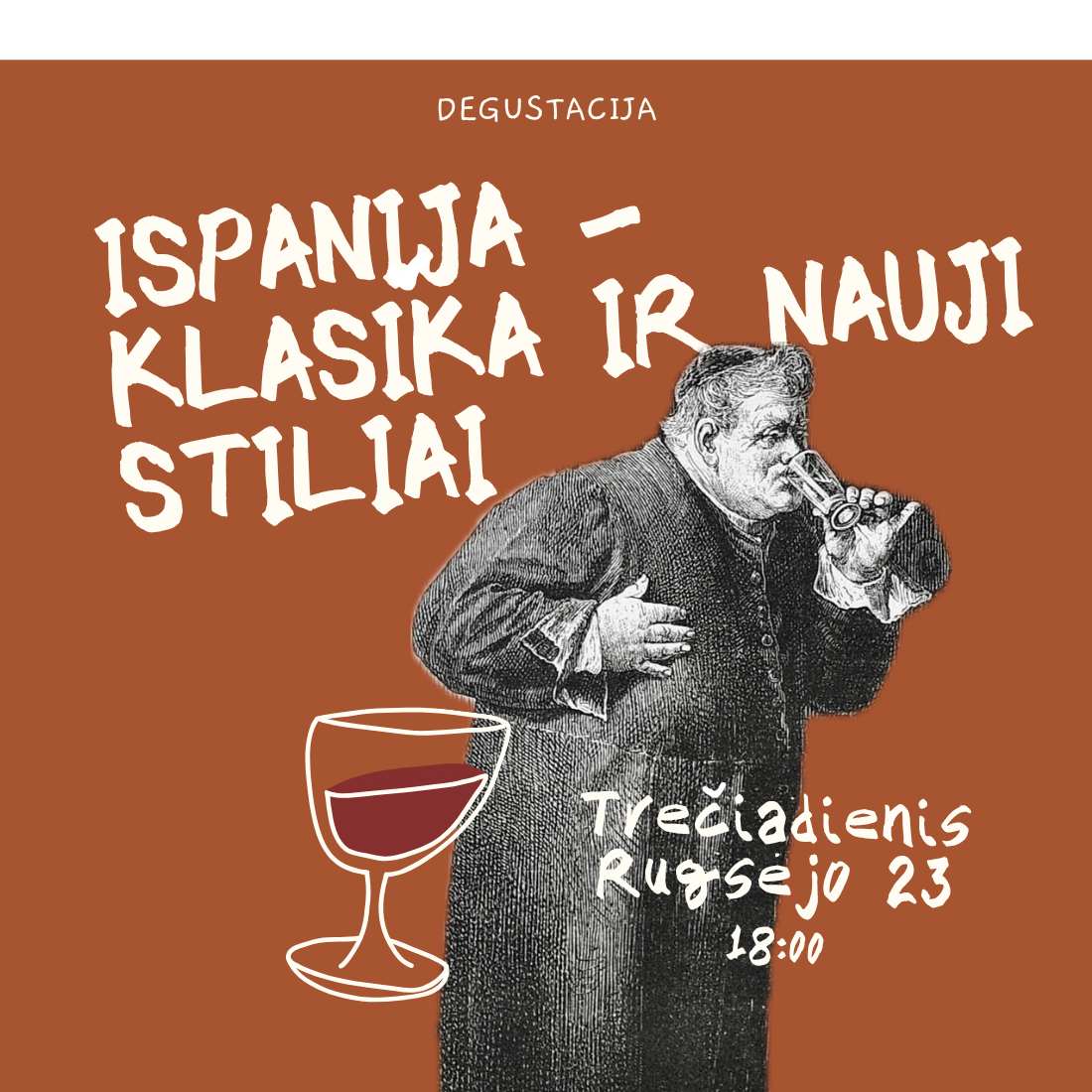 Degustacija Rugsėjo 23 d. Ispanija - Klasika ir Nauji Stiliai