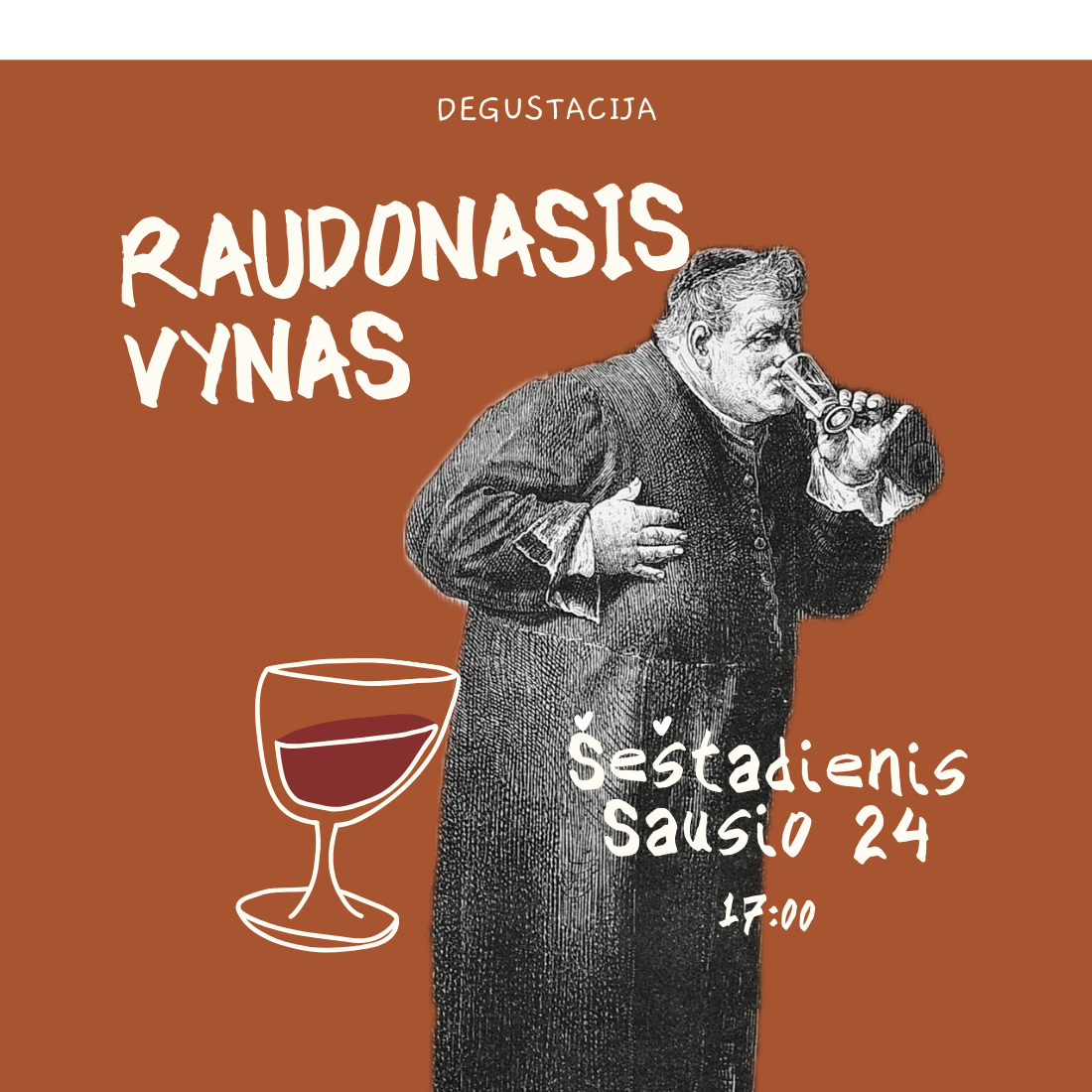 Degustacija Sausio 24 d. Raudonasis Vynas - Kelionė Aplink Pasaulį