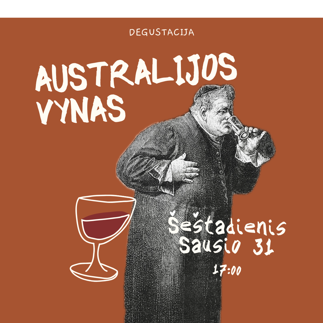 Degustacija Sausio 31 d. Australijos Vynas